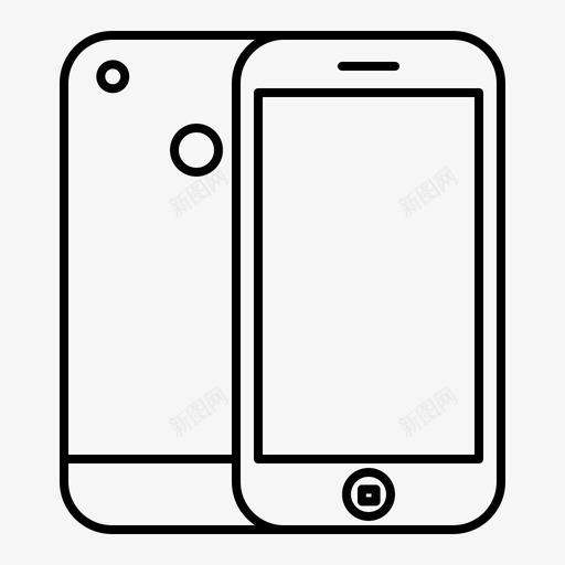 小工具iphoneiphone2gsvg_新图网 https://ixintu.com 小工 工具 iphone 2g 手机 图标 轮廓