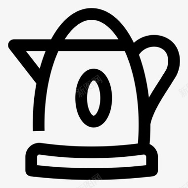 水壶电水壶火图标