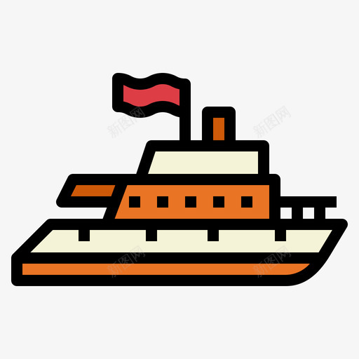 双体船船6线型颜色svg_新图网 https://ixintu.com 双体船 线型 颜色