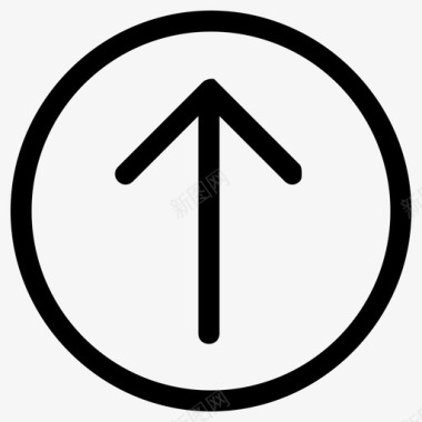 arrowupcircle图标