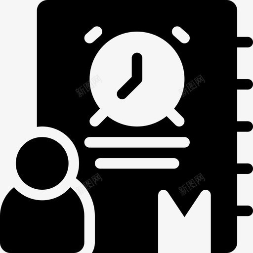 便笺管理组织者时间每日笔记本svg_新图网 https://ixintu.com 便笺 管理 组织者 时间 每日 笔记本 记事本 固体