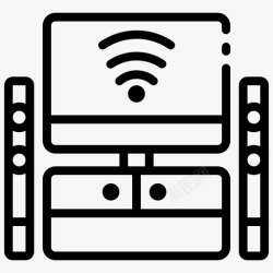 音箱艺术家庭影院数字技术物联网高清图片