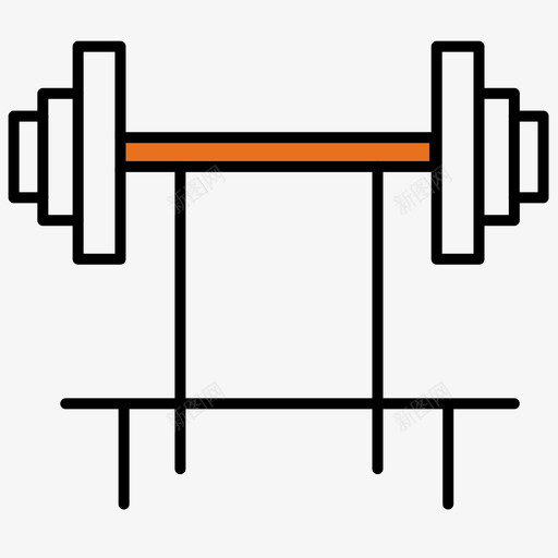 健身杠铃举重barbellsvg_新图网 https://ixintu.com 健身 杠铃 举重 barbell