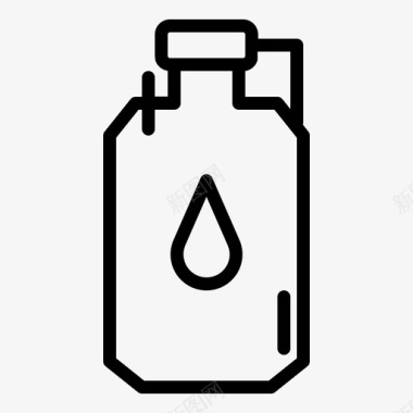 矿泉水瓶子饮用水图标
