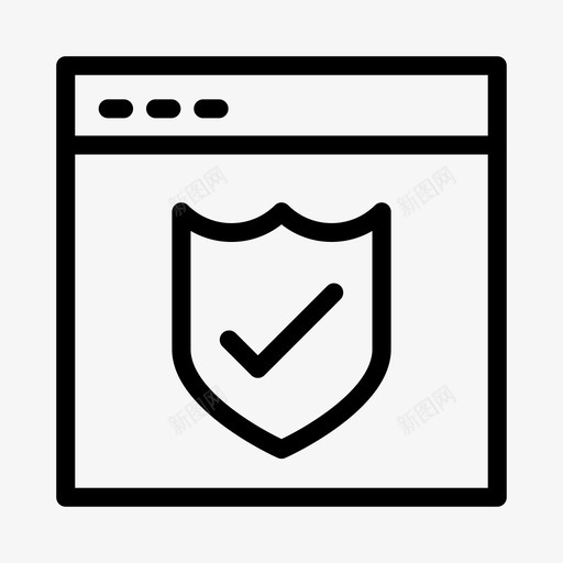 网页安全internet联机svg_新图网 https://ixintu.com 网页 安全 internet 联机 保护 web seoa 字形