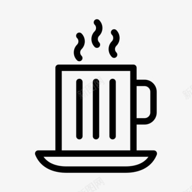 热茶杯咖啡杯子图标