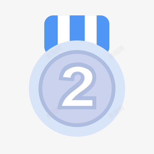 40第二名svg_新图网 https://ixintu.com 第二名 多色