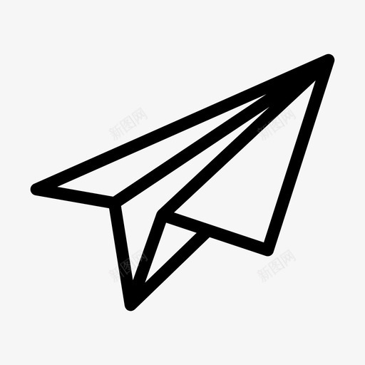 发送方向消息svg_新图网 https://ixintu.com 发送 方向 消息 导航 纸张 平面 financek 线条 图示