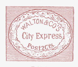 国外复古邮票效果效果图图案手账照片装饰设计素材