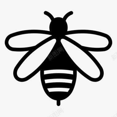 蜜蜂原料药蜂蜜图标