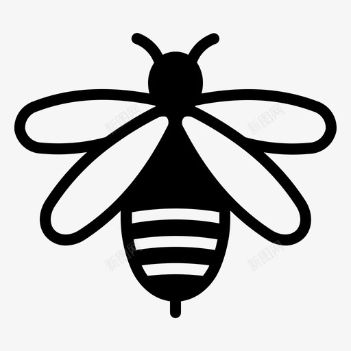 蜜蜂原料药蜂蜜svg_新图网 https://ixintu.com 蜜蜂 原料药 蜂蜜 昆虫 有毒 弹簧 固体