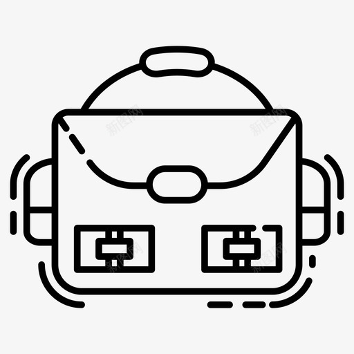 相机包套件书包相机包svg_新图网 https://ixintu.com 相机 包套件 套件 书包 容器 笔记本 电脑包 摄影 轮廓 向量 图标