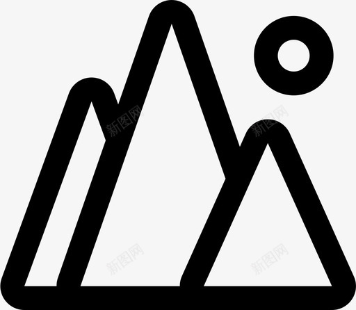 Mountainssvg_新图网 https://ixintu.com Mountains