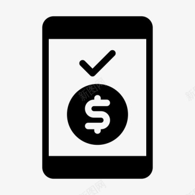 在线移动支付金融银行图标