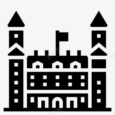 斯洛伐克布拉迪斯拉发布拉迪斯拉发城堡图标