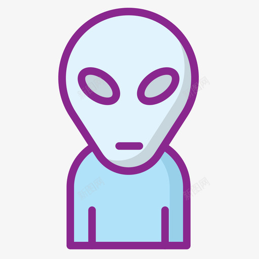 萌版航空航天外星人aliensvg_新图网 https://ixintu.com 萌版 航空航天 外星人 alien