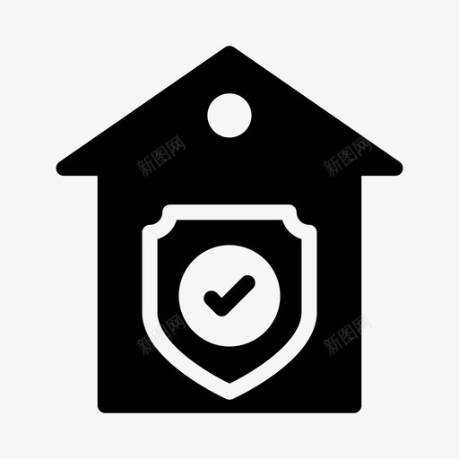 房屋保护建筑房屋svg_新图网 https://ixintu.com 房屋 保护 建筑 安全 家庭 保险