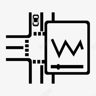 6干线信号交叉口交通需求预测模型图标