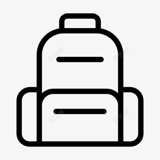 背包包携带svg_新图网 https://ixintu.com 背包 携带 教育 学校 学生 酒店 旅游线 标志