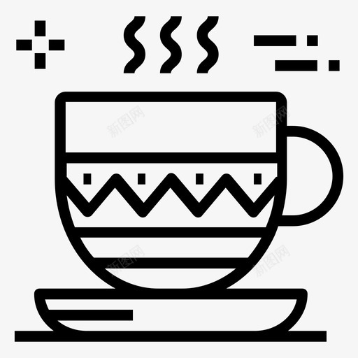热咖啡杯咖啡杯浓缩咖啡svg_新图网 https://ixintu.com 咖啡杯 咖啡 浓缩 茶碟 茶杯 圣诞 轮廓 向量 图标