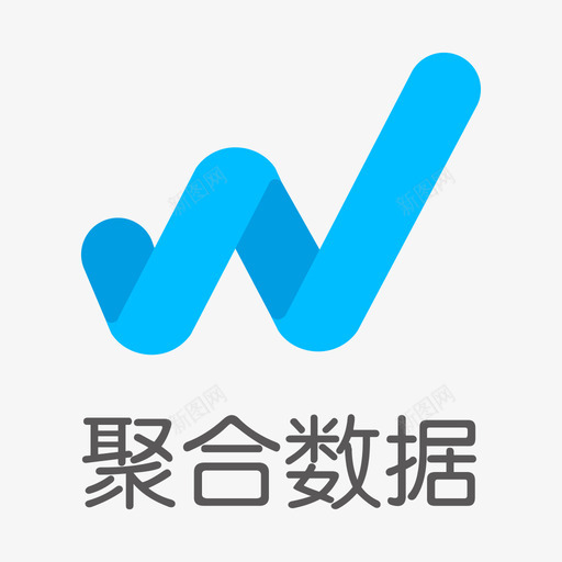 聚合竖版彩logosvg_新图网 https://ixintu.com 聚合 版彩 logo 数据 多色 竖版