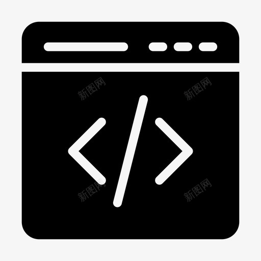 网页编码浏览器开发svg_新图网 https://ixintu.com 网页 编码 浏览器 开发 编程 技术 字形