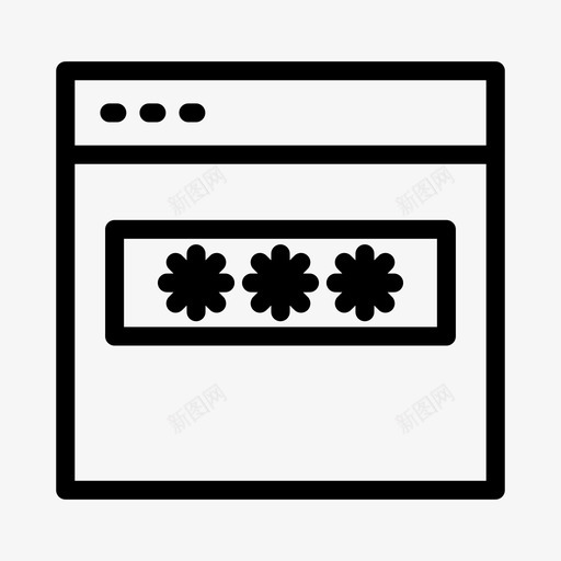 安全密码登录私有svg_新图网 https://ixintu.com 安全 密码 登录 私有 保护 internet 安全性 一行 字形