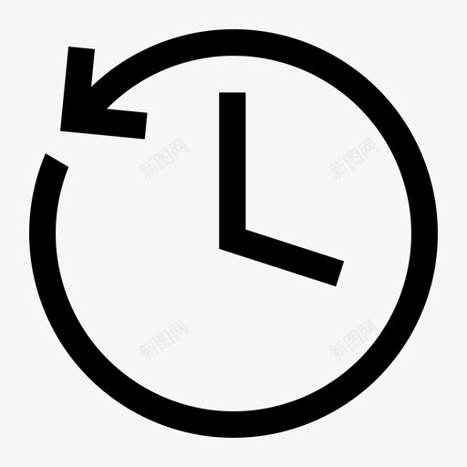 上一次选择svg_新图网 https://ixintu.com 上一次 选择 线性 简约 扁平 单色