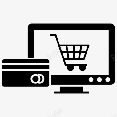 网上购物电子商务购物网站图标