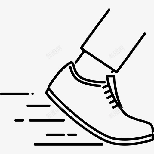 3legfootrunbsvg_新图网 https://ixintu.com 3leg foot run