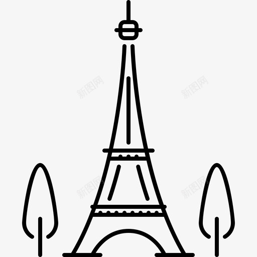 2eiffeltowerbuisvg_新图网 https://ixintu.com 2eiffel tower bui