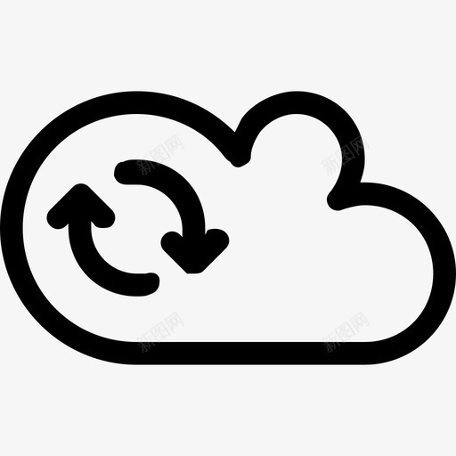 cloudsyncsvg_新图网 https://ixintu.com cloudsync
