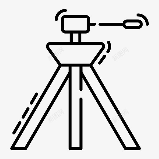 相机三脚架相机支架摄影设备svg_新图网 https://ixintu.com 相机 三脚架 支架 摄影 设备 轮廓 向量 图标
