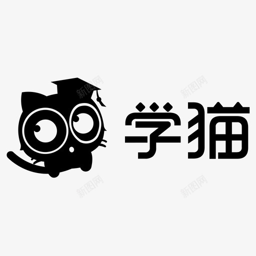 学猫个人中心LOGO11svg_新图网 https://ixintu.com 学猫 个人 中心