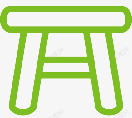 校园桌椅icon图标