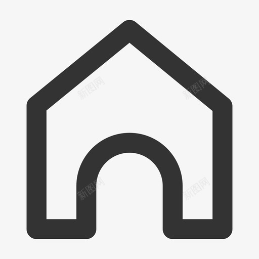 置灰态homesvg_新图网 https://ixintu.com 置灰 home