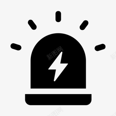声光报警器图标