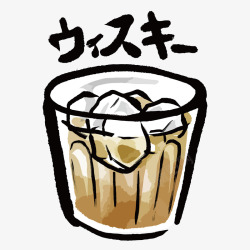 手绘卡通日式居酒屋透明图案手账AI矢量42手绘卡通素材