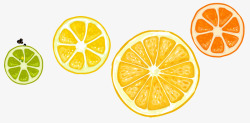橙子柠檬西柚水果自然类素材
