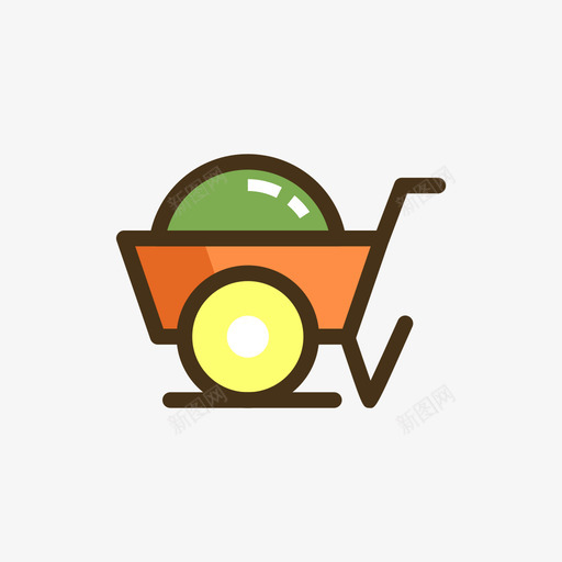 WheelBarrowsvg_新图网 https://ixintu.com WheelBarrow