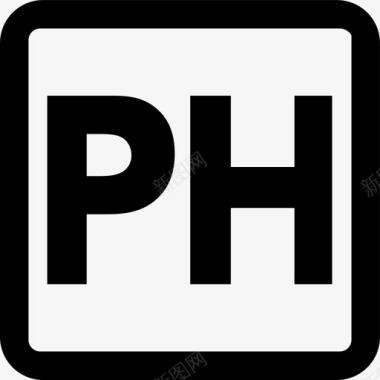 酸碱度PH值图标