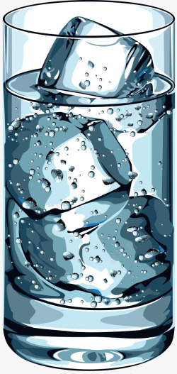 水玻璃收集酒水饮料素材
