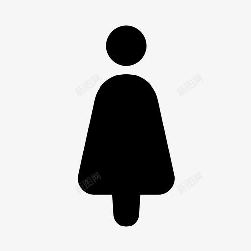 icon女svg_新图网 https://ixintu.com icon