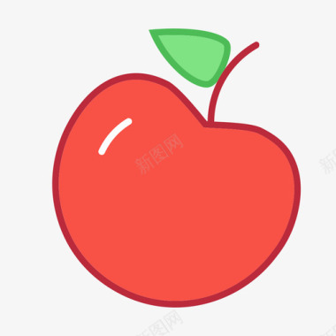 生鲜苹果图标