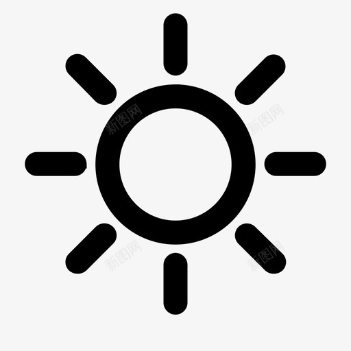 1天气晴天svg_新图网 https://ixintu.com 天气 晴天