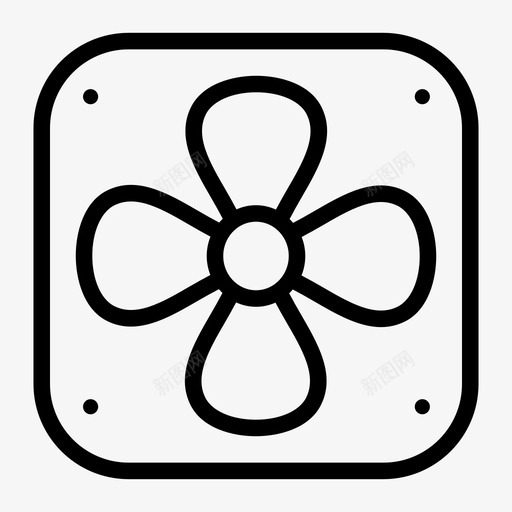 排气扇svg_新图网 https://ixintu.com 排气扇