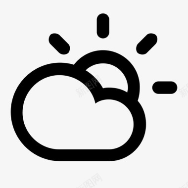 icon天气多云图标