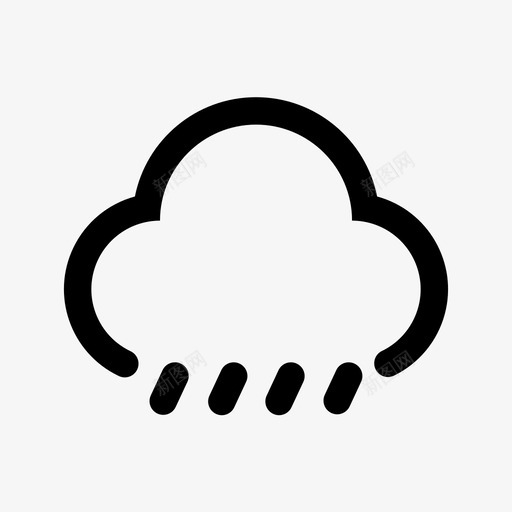 天气大雨转暴雨svg_新图网 https://ixintu.com 天气 大雨 暴雨