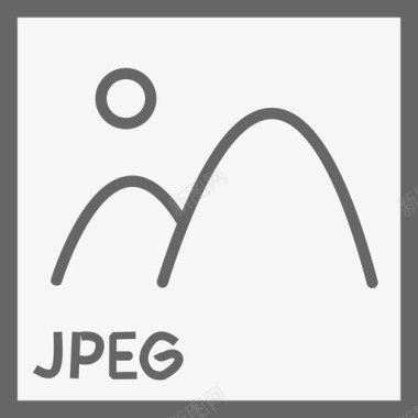 JPEG图片文件格式图标