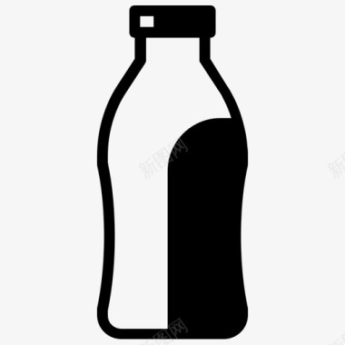瓶子饮料新鲜图标